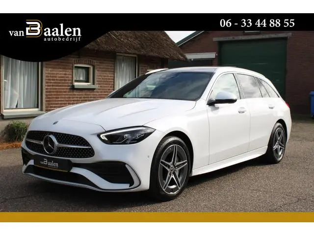 Mercedes-Benz C-klasse Estate 300 e AMG Line SOh 94.5% PANO MASSAGE LEER VOLL!! 103000KM!!!
