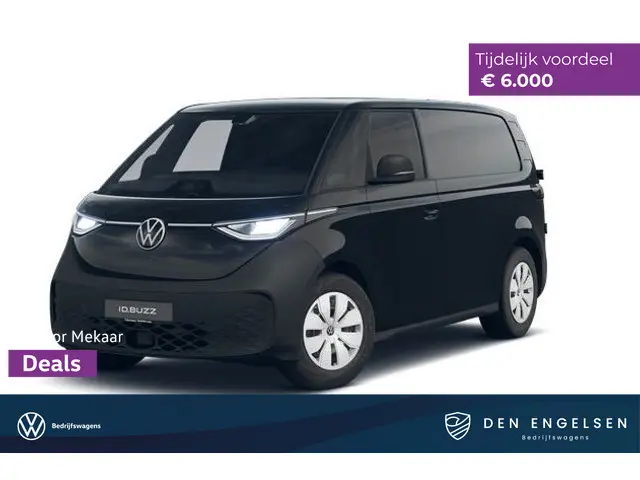 ID. Buzz Cargo 170 pk, Economy Business, Achteruitrijcamera, Bijrijdersbank, Trekhaak, Achterdeuren...