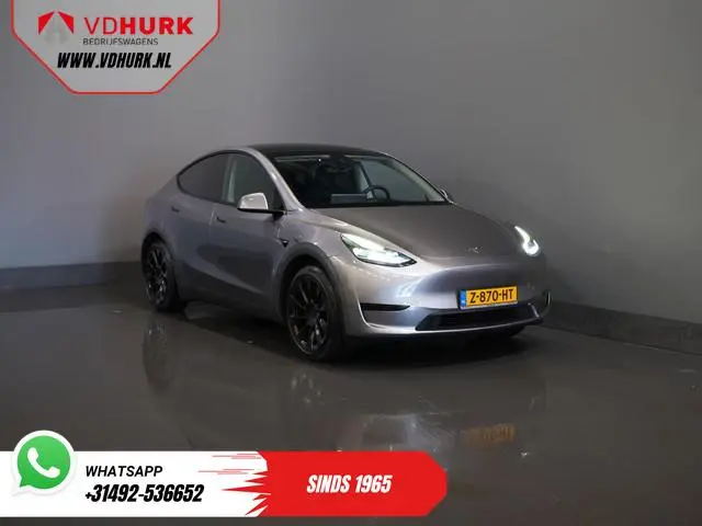 Tesla Model Y 455 Km WLTP (DEMO) Pano/ Memory/ Elek.klep/ Stoelverw./ Navi/ 360 Camera/ Climate/ 20”...