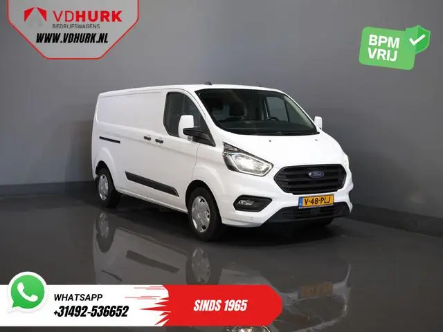 Ford Transit Custom 2.0 TDCI 130 pk Aut. L2 2x Schuifdeur/ Standkachel/ Stoelverw./ Carplay/ Airco/...