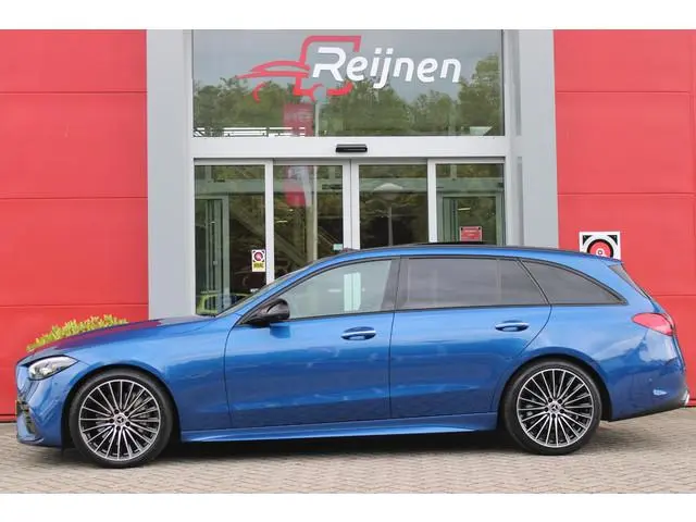 Mercedes-Benz C-klasse Estate 200 218PK Launch Edition AMG Line | FULL LEDEREN BEKLEDING | PANORAMIS...