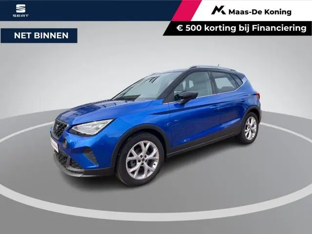 SEAT Arona 1.0EcoTSI/95PK FR · Apple/Android Car Play · LED · Cruise control · Garantie t/m 08-04-20...