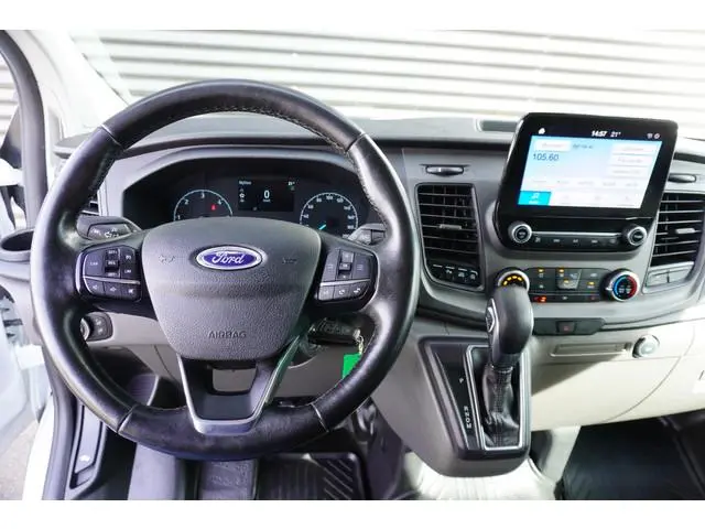 Ford Transit Custom 131pk Automaat L1 2x Schuifdeur Apple Carplay Trekhaak Camera Cruise control Par...