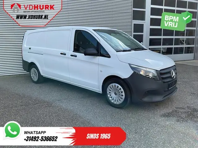 Mercedes-Benz Vito 116 CDI Aut. L3 270Gr.Deuren/ Stoelverw./ Navi/ Airco/ Camera/ Cruise/ PDC 2024 Diesel