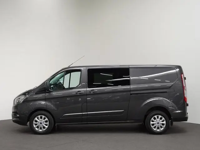Ford Transit Custom 300 2.0 TDCI L2H1 Limited Dubbele Cabine Automaat Navigatie Airco 2 Schuifdeuren...