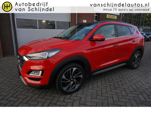 Hyundai Tucson 1.6 T-GDI 177PK AUTOMAAT PREMIUM LUXE! DEALER ONDERHOUDEN! PANORAMADAK STOELKOELING+V...