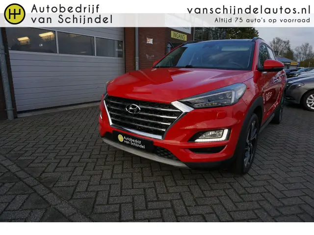 Hyundai Tucson 1.6 T-GDI 177PK AUTOMAAT PREMIUM LUXE! DEALER ONDERHOUDEN! PANORAMADAK STOELKOELING+V...