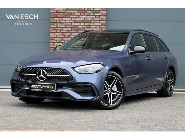Mercedes-Benz C-klasse Estate 300 e AMG Line Premium | Panoramadak | Memory | Distronic | Surround C...