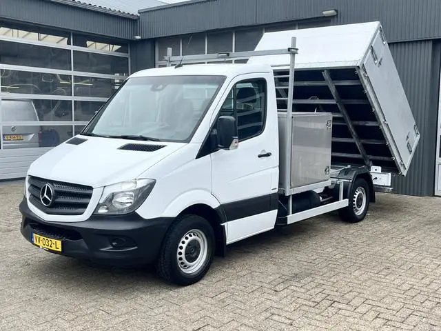 Mercedes-Benz Sprinter 316 1.8 NGT 366 CNG en Benzine 157pk Automaat Pick-up Open laadbak Kipper Ger...