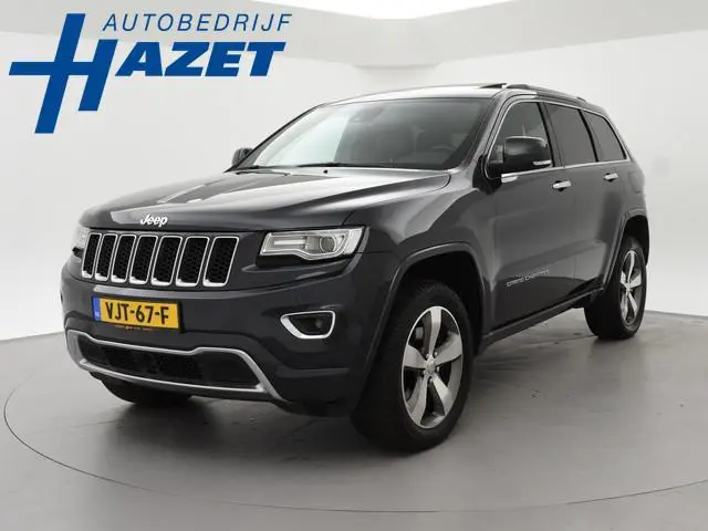 Jeep Grand Cherokee 3.0 CRD AUT. GRIJS KENTEKEN OVERLAND + ADAPTIVE CRUISE | TREKHAAK 3500 KG | SCHU...