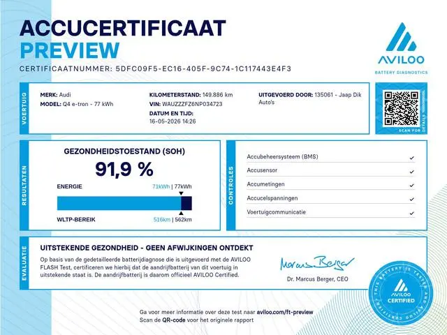Audi Q4 e-tron BWJ 2022 40 204 PK Launch edition Advanced 77 kWh FULL LED | ADAPTIVE CRUISE | ELEKTR...