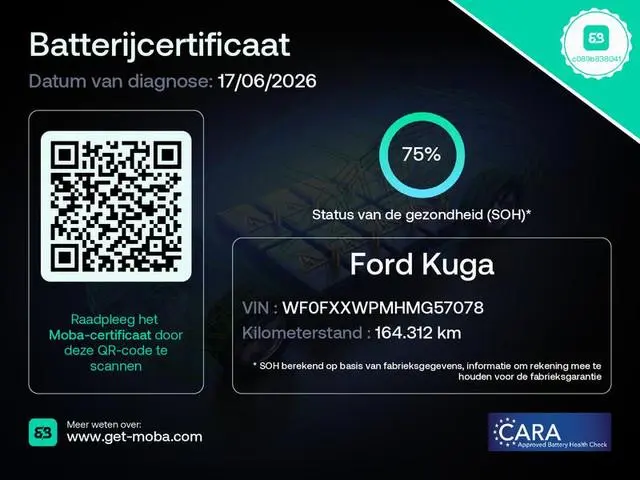 Ford Kuga 2.5 PHEV ST-Line | SoH 75% | Blind spot | Navigatie | Adaptive cruise | Camera | Apple Car...