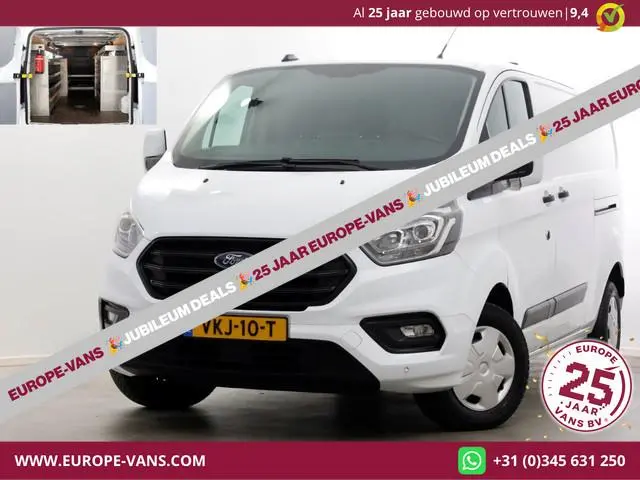 Ford Transit Custom 2.0 TDCI 130pk L2H1 Trend Inrichting/2x Schuifdeur/Trekhaak 2800kg  06-2021