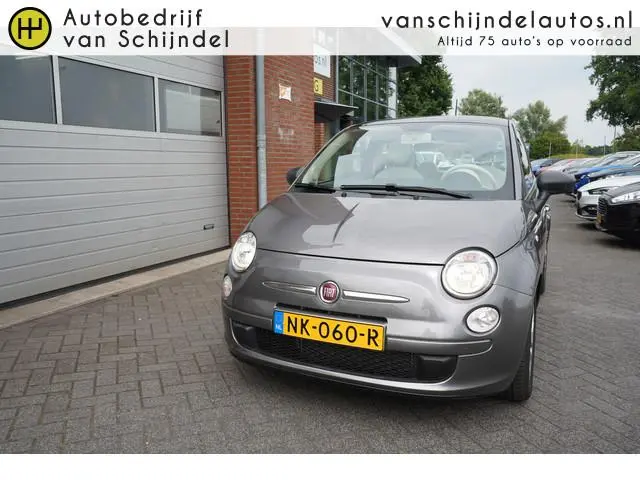 Fiat 500 1.2 LOUNGE LUXE KEURIGE NETTE STAAT PANORAMADAK AIRCO BLUETOOTH LMV ELECTR.RAMEN-SPIEGELS