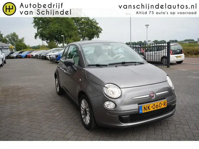 Fiat 500 1.2 LOUNGE LUXE KEURIGE NETTE STAAT PANORAMADAK AIRCO BLUETOOTH LMV ELECTR.RAMEN-SPIEGELS