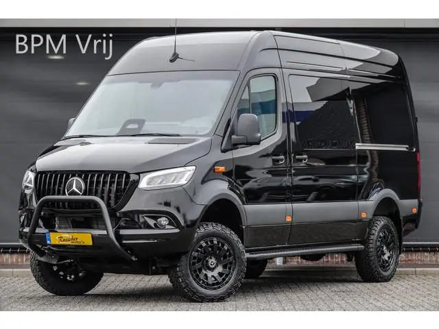 Mercedes-Benz Sprinter 4x4 319Cdi 190Pk 9G-tronic | L2H2 | Dubbele Cabine | 2x Schuifdeur | 4WD | AW...