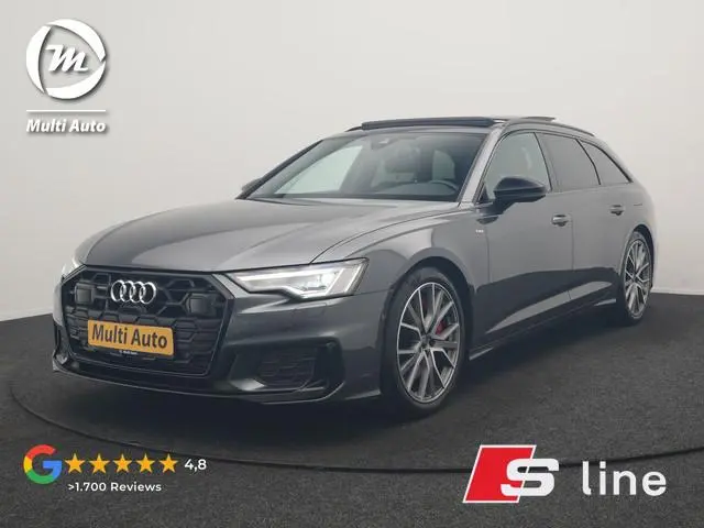 Audi A6 Avant 55 TFSI e Quattro 2x S Line PHEV 367pk Dealer O.H. | Trekhaak Af Fabriek | Panodak | M...