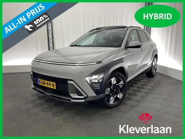 Hyundai Kona 1.6 GDI HEV Premium Sky | Pano dak | Leer | Apple carplay | Stoelverwarming en koeling...