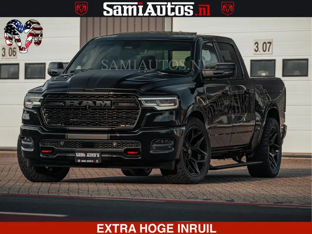 Dodge Ram Limited Night H.O 540HP 706Nm | Massage + Full Option | De Meest Luxe en Volle Pick-Up in...