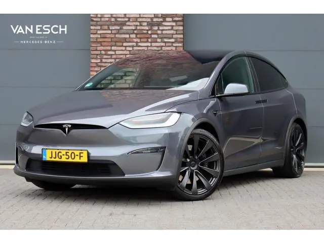 Tesla Model X Plaid AWD 6p. 100kWh | 1020pk | 71.500,- ex BTW | Luchtvering | Autopilot | Carbon | T...