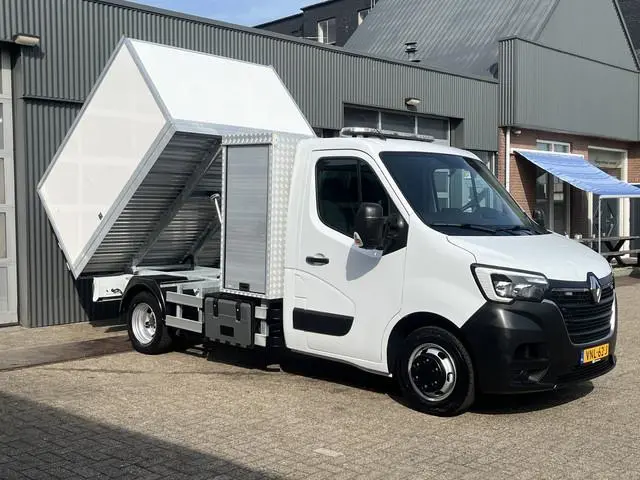 Renault Master 2.3 dCi 145pk N1 Kipper Snipperopbouw Snipperwagen Gereedschapskist Trekhaak 3000kg t...