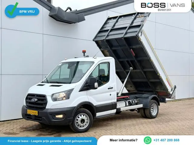 Ford Transit 2.0 TDCI 165PK Kipper 3.5t Trekhaak Airco Camera Lane Assist Benne Tipper Laadbak Priti...
