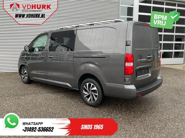 Fiat Scudo 2.0 MJ 180 pk Aut. DC Dubbel Cabine Xenon/ 2x Schuifdeur/ Carplay/ Keyless/ Navi/ Climate...