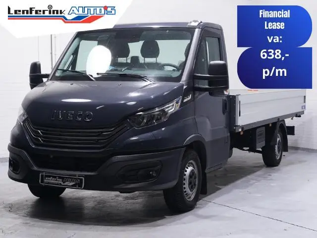 Iveco Daily 35S18 180 pk Aut. Pick Up / Open Laadbak Luchtvering, Navi, Adapt. Cruise, Trekhaak 3.50...