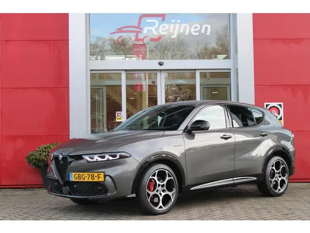 Alfa Romeo Tonale 1.5T 160PK Hybrid VELOCE | PREMIUM PACK: LEDEREN BEKLEDING/GEVENTILEERDE VOORSTOEL...