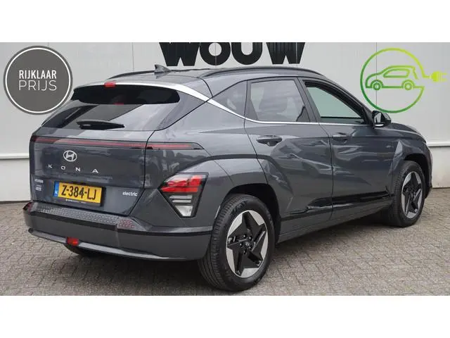 Hyundai Kona Electric Comfort Smart 65.4 kWh SOH 100% Elektr Achterklep | HUD | PDC V+A