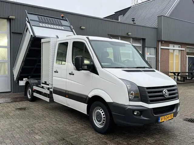 Volkswagen Crafter 2.0 TDI Maxi Kipper 3500kg trekgewicht Euro 6 Airco Cruise controle 6-Persoons Te...