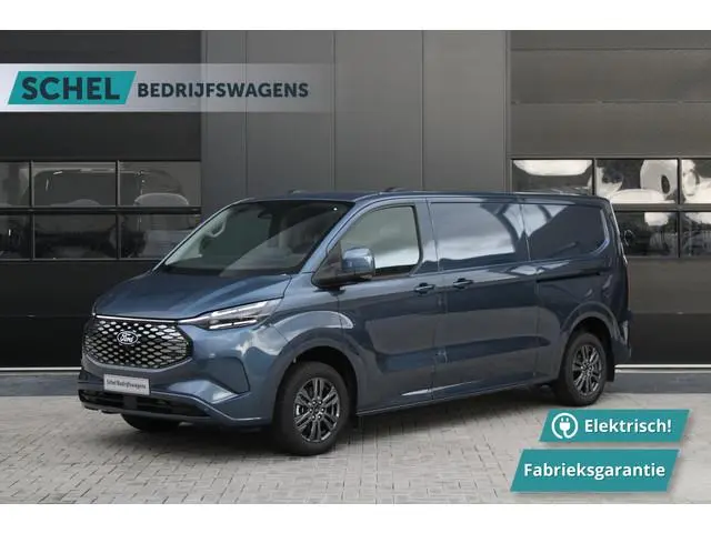 Ford E-Transit Custom 340 L2H1 Limited 218pk - 2x Schuif - LED - 360 Camera - B&O - ACC - Navi - Sto...