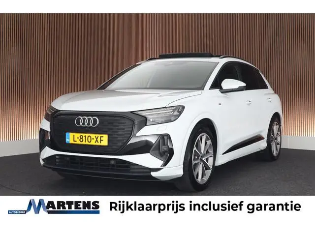 Audi Q4 e-tron 40 Launch edition S Competition 204pk 77 kWh Trekhaak Camera Leder Keyless Stoelverwa...