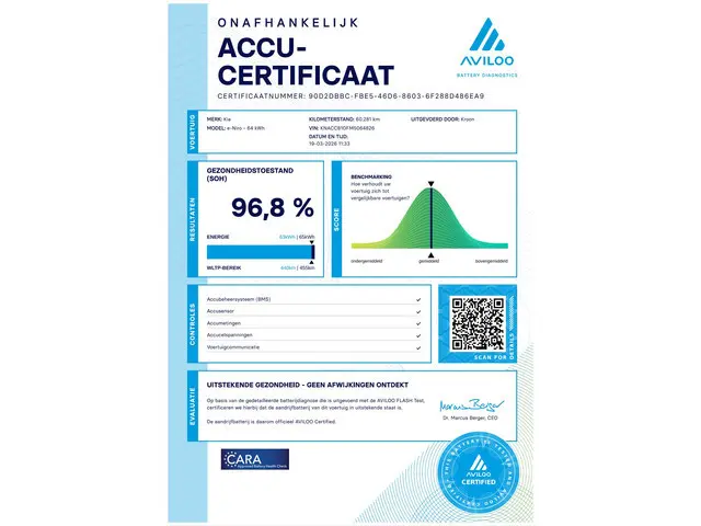 Kia e-Niro DynamicLine 64kWh 3-Fase SOH 97%