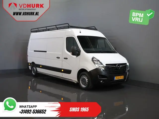 Opel Movano 2.3 Turbo 136PK  L3H2 Camera/ Climate/ Cruise/ PDC/ Trekhaak / 2,5T trekgew./ Imperiaal+...