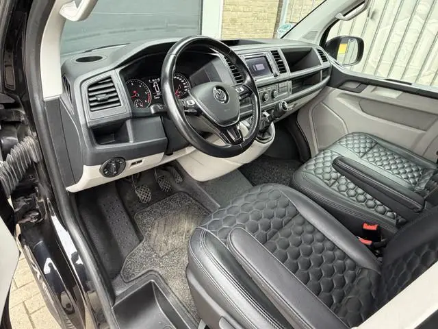 Volkswagen Transporter 2.0 TDI 204PK Euro 6 L2H1 DC 6 zit plaatsen Cruise Control/lederen bekleding 