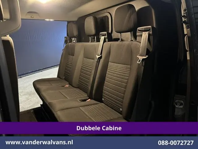 Ford Transit Custom 2.0 TDCI 170pk L2H1 Dubbele Cabine Euro6 Airco | 6-Zits | 2x zijdeur | Apple Car...
