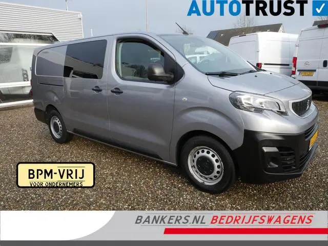 Peugeot Expert 2.0 BlueHDI 150PK, L3, Dubbel Cabine, Airco, 2 x Schuifdeur