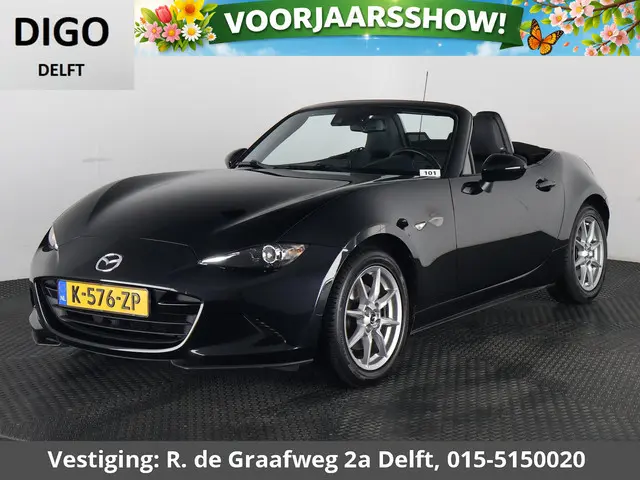 Mazda MX-5 2.0 SkyActiv-G 160 GT-M Soft-Top | Stoelverwarming | Dodehoek Detectie | Lederen Bekledin...