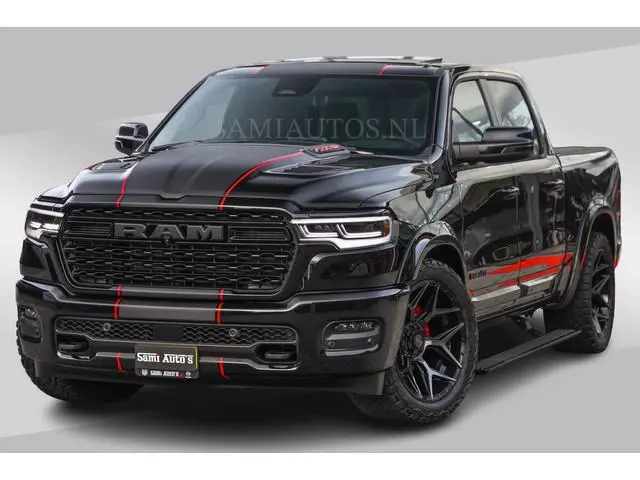 Dodge RAM LIMITED 5.7 V8 HEMI | €79950,- excl excl | MAXIMAAL UITGERUST | DUBBELE CABINE | 5 PERSOON...