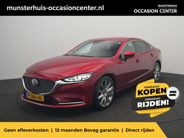 Mazda 6 2.5 SkyActiv-G 194 Signature - Occasion Lease vanaf €654 p/m - RIJKLAARPRIJS - 194 pk! - Aut...