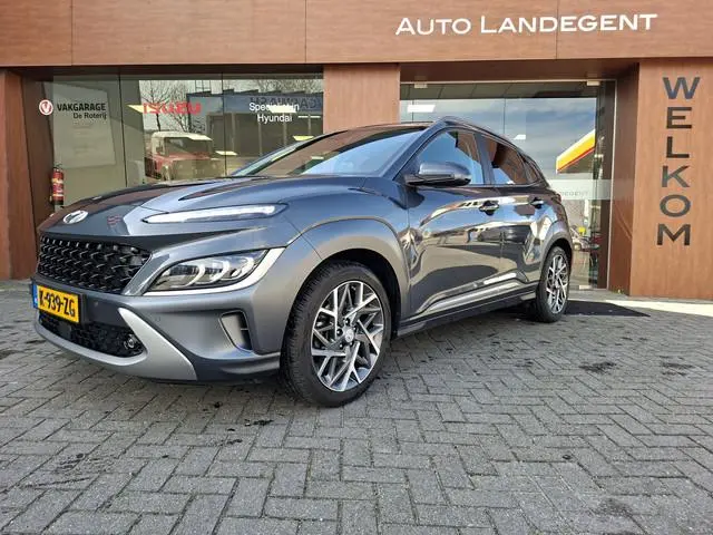 Hyundai Kona 1.6 GDI HEV Premium | Lederen bekleding | Stoel/stuur verwarming en koeling | Trekhaak