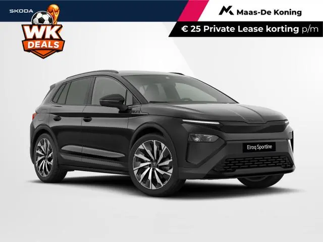 Škoda Elroq Sportline Elektromotor 210 kW / 286 PK SUV 21'' velgen | trekhaak wegklapbaar | 3.000,-...