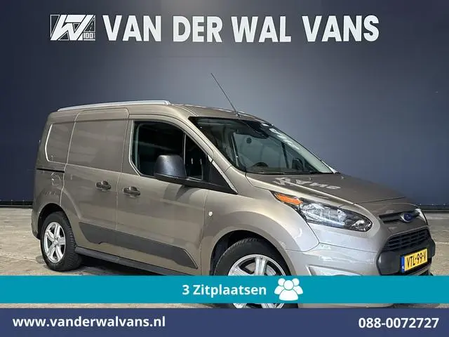 Ford Transit Connect 1.5 TDCI L1H1 Euro6 Airco | 3-Zits | 2x Zijdeur | Trekhaak | L&M Velgen | Verwa...