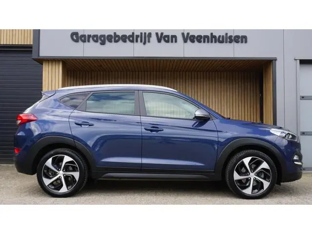 Hyundai Tucson 1.6 T-GDi 177pk Comfort 4WD Navi Trekhaak A-Camera 19inch LM Stuur & Stoel V.W. 65360...