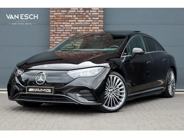 Mercedes-Benz EQE 300 Business Solution AMG 90 kWh | Luchtvering | Distronic | Memory | Panoramadak...