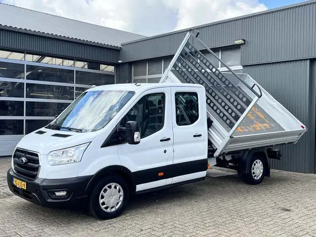 Ford Transit 350 2.0 TDCI DC 3-zijdenkipper Airco Cruise controle Trekhaak 2800kg Telefoonvoorbereid...