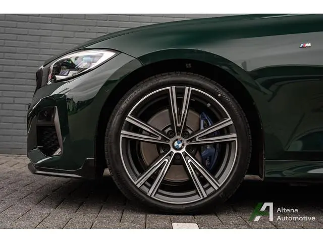 BMW 3-serie M340i xDrive High Executive british racing green, BTW