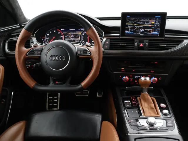 Audi A6 RS6 4.0 TFSI V8 605 PK PERFORMANCE | KERAMISCH | B&O | AUDI EXCLUSIVE LEDER | CARBON | 21 IN...