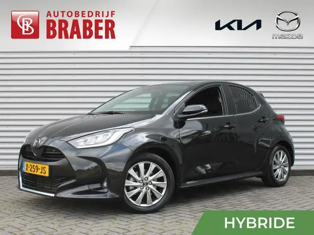 Mazda 2 Hybrid 1.5 Select | 16" LM | Stoel- & stuurverwarming | HUD | Camera | Dodehoek sensor | Cli...